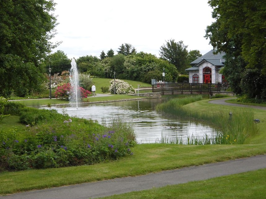 Besuch im Rosengarten in Bad Langensalza