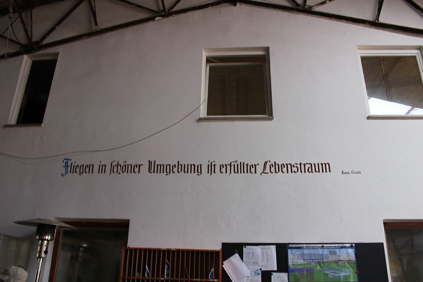 Segelflieger am Himmel Nordth&uuml;ringens