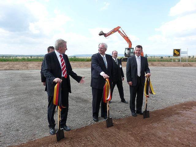 Spatenstich Weiterbau A 71