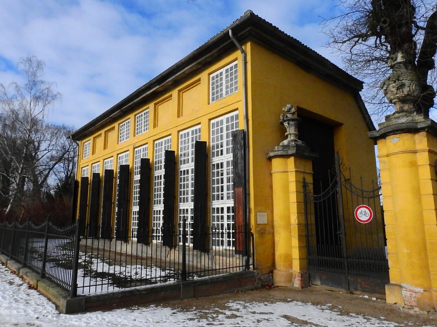 Peter Blei unterwegs - Schloss Mosigkau