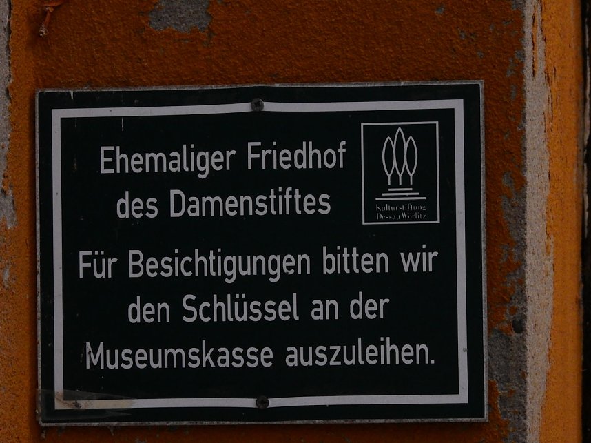 Peter Blei unterwegs - Schloss Mosigkau