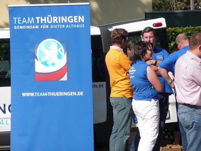 Besuch von Angela Merkel in Nordhausen