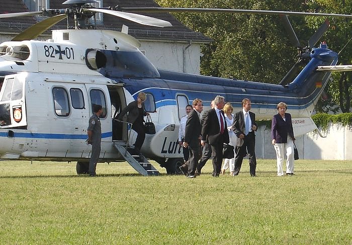 Besuch von Angela Merkel in Nordhausen