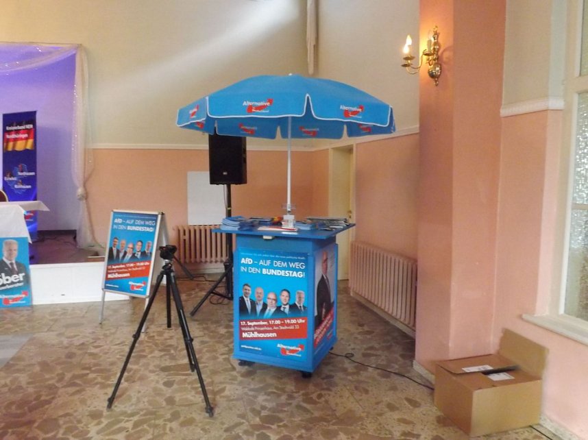 AfD-Wahlkampf in M&uuml;hlhausen