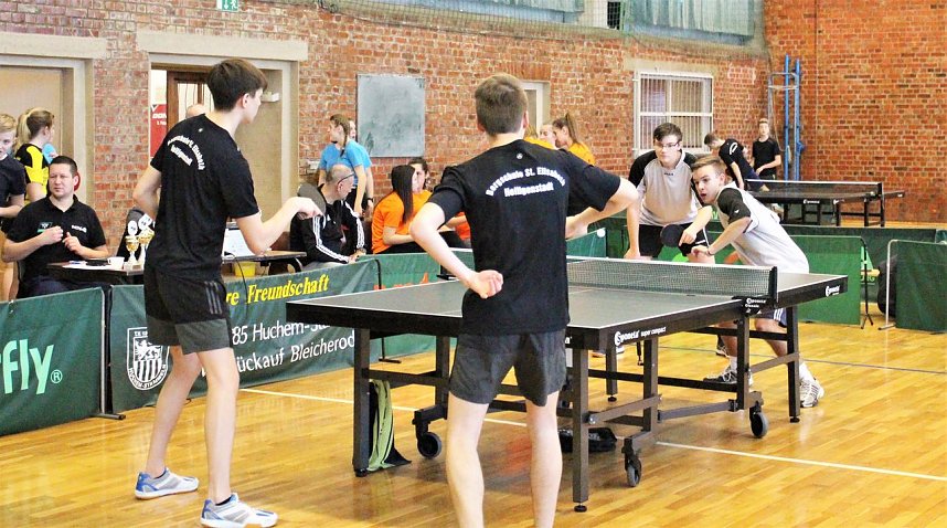 Hochklassiges Tischtennis beim Schulamtsfinale 