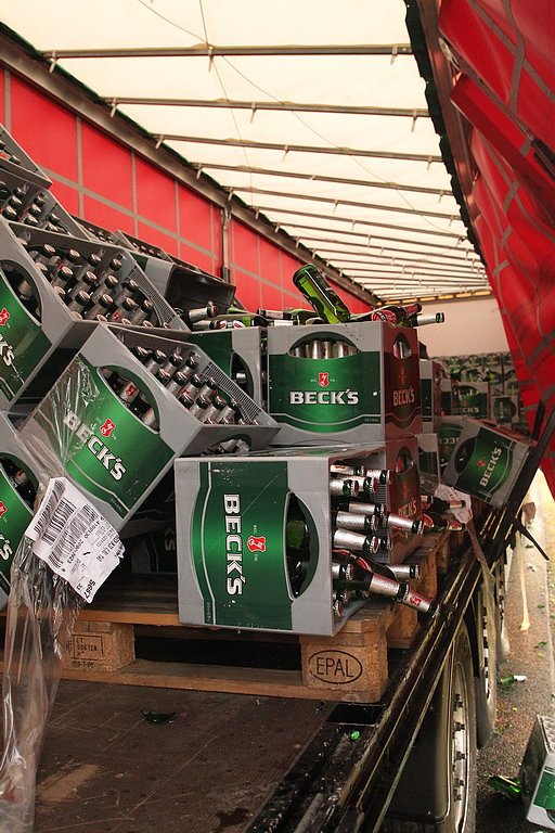 Bierlaster verungl&uuml;ckt