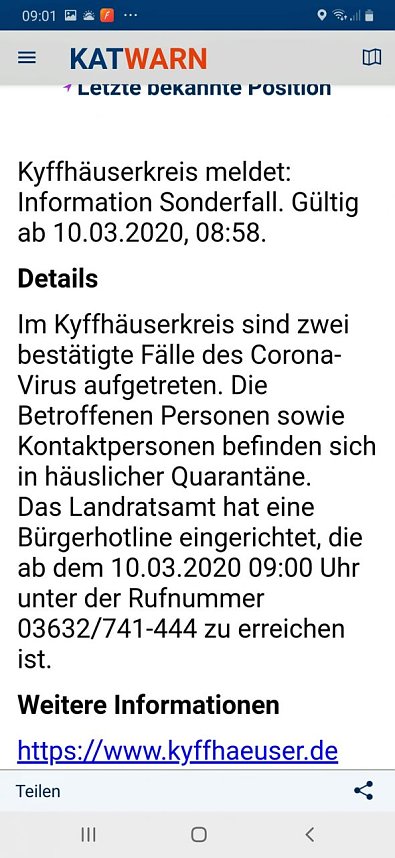 Neues von Corona