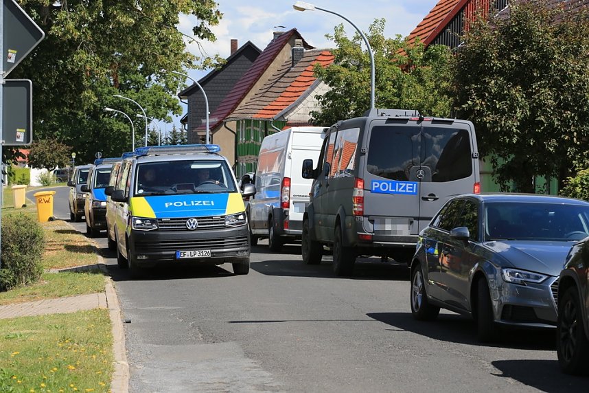 Polizeieinsatz in Kleinkeula