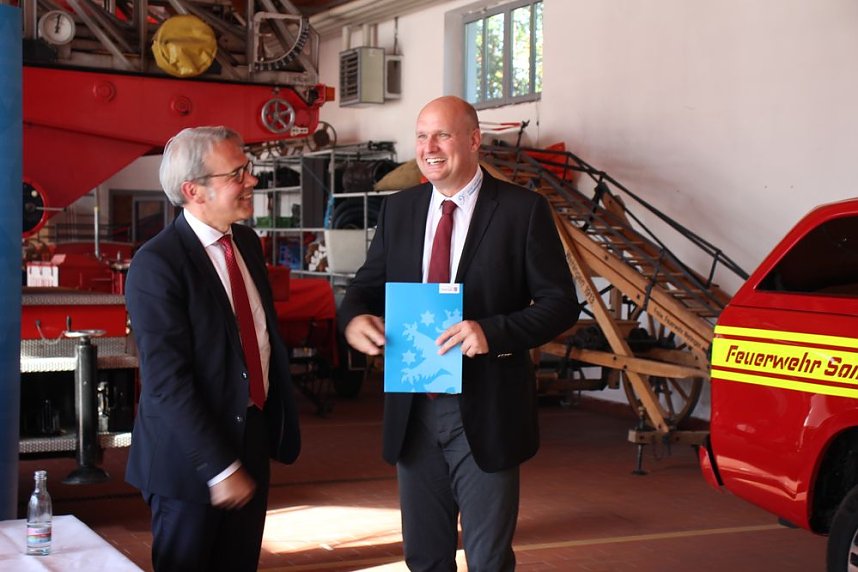 Gleich vier F&ouml;rderbescheide gingen in den Kyffh&auml;userkreis