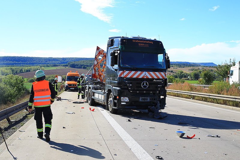Unfall auf der A38