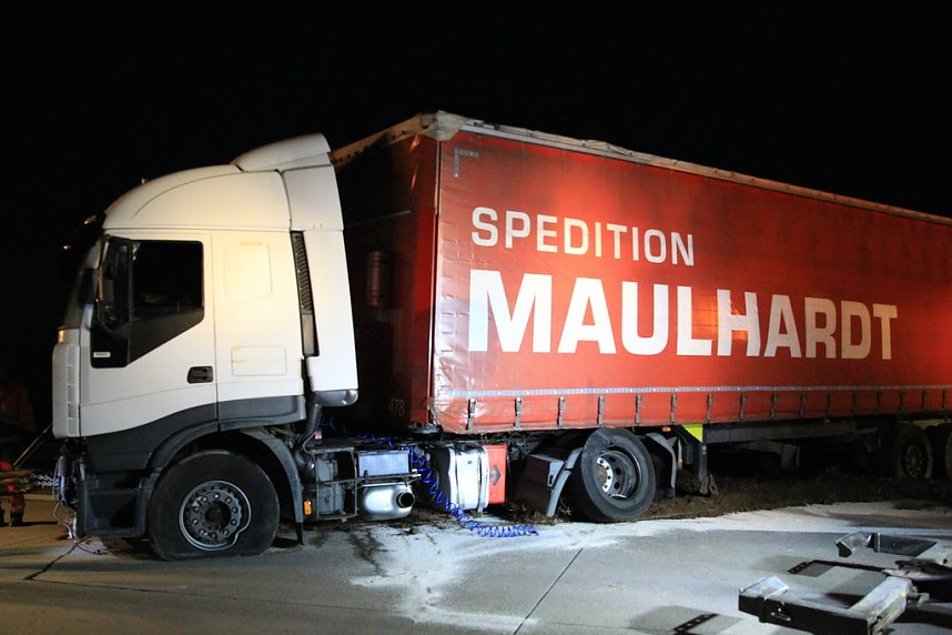 Bergung auf der Autobahn