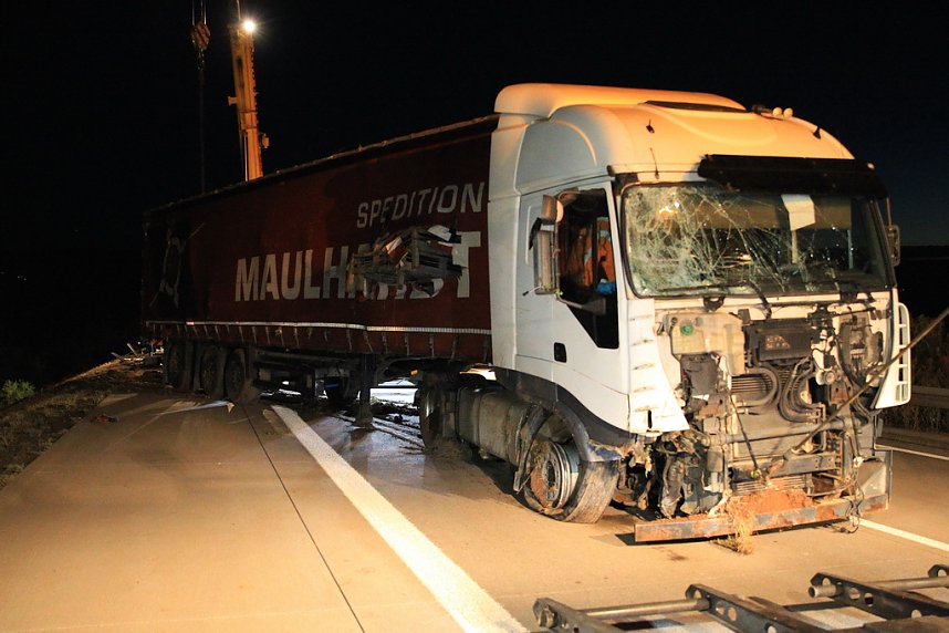 Bergung auf der Autobahn