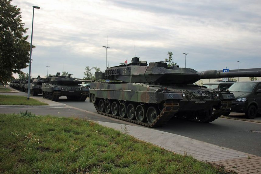 Panzerkompanie in Bad Frankenhausen verabschiedet 