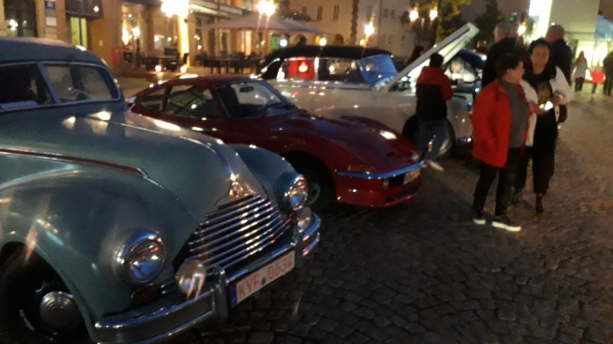 Der Ostklassiker Klub Wolkramshausen beim "Rollenden Museum" in Zwickau