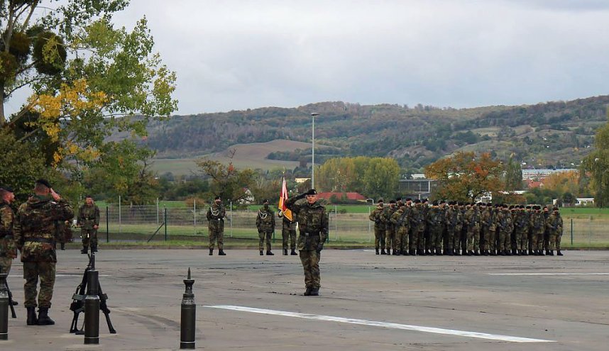 Kommandeurswechsel beim Panzerbataillon 393 "Th&uuml;ringer L&ouml;we" in der Kyffh&auml;user Kaserne Bad Frankenhausen statt....