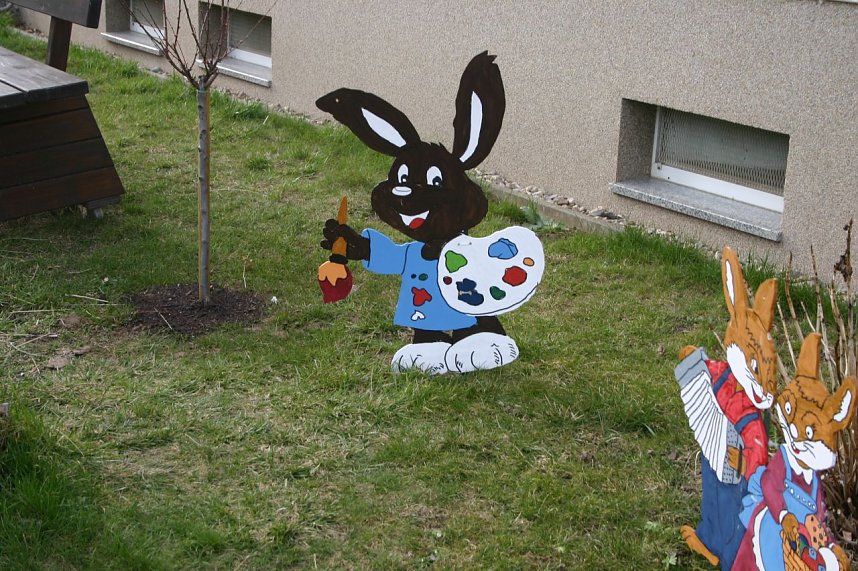 Asyl f&uuml;r Hasenfamilie