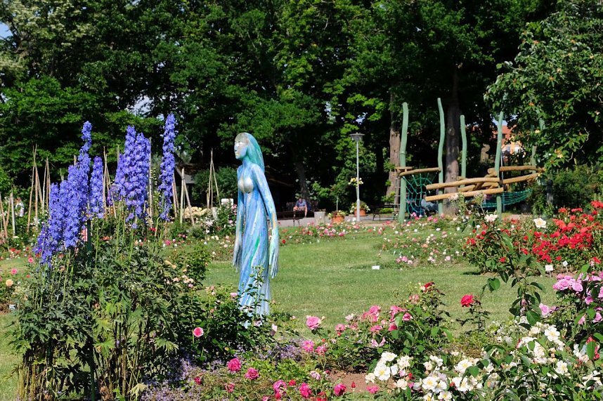 Kr&ouml;nung der Rosenk&ouml;nigin in Sangerhausen