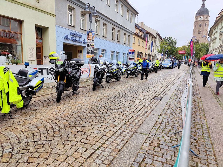 Start zur zweiten Etappe der Deutschland Tour