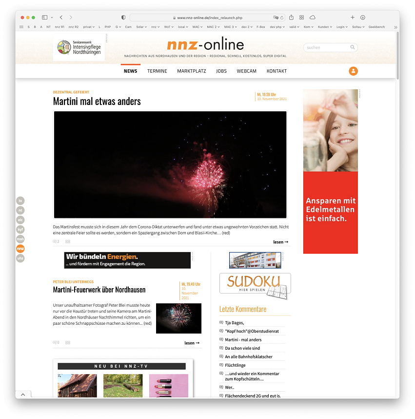 neues Desktop Layout