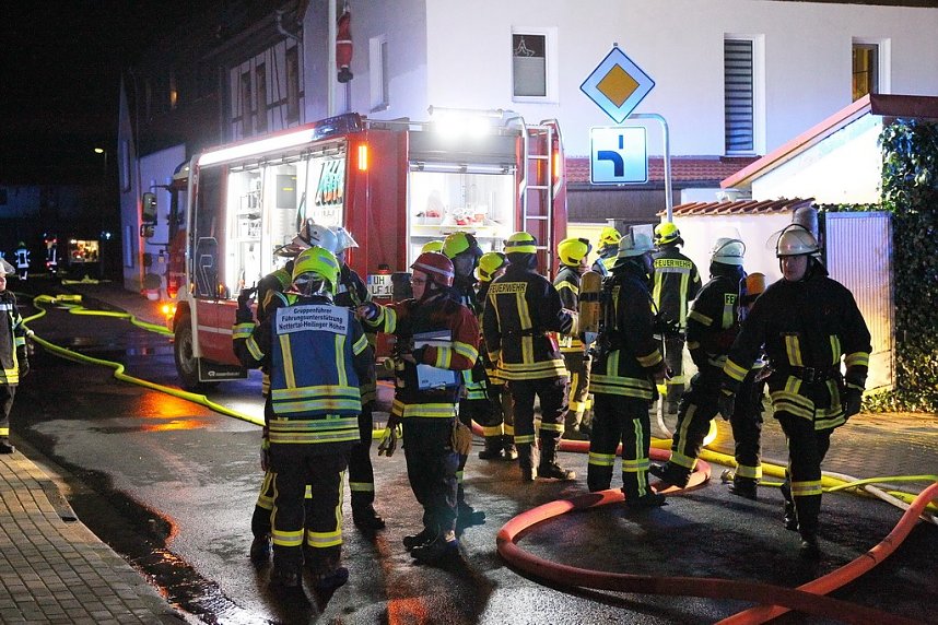 Scheunenbrand in Sollstedt