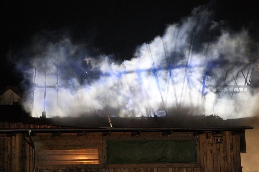 Scheunenbrand in Sollstedt