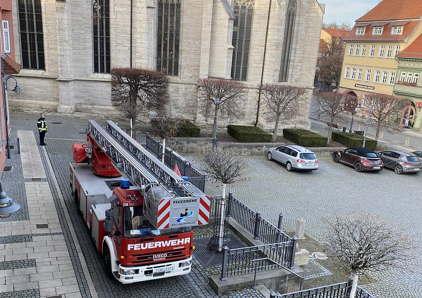 Feuerwehreinatz f&uuml;r mehr Licht