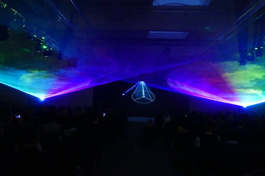 Lasershow beendete den offiziellen Teil