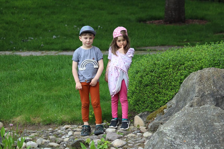 Kodomo No Hi, das Kinderfest, heute Nachmittag im Japanischen Garten