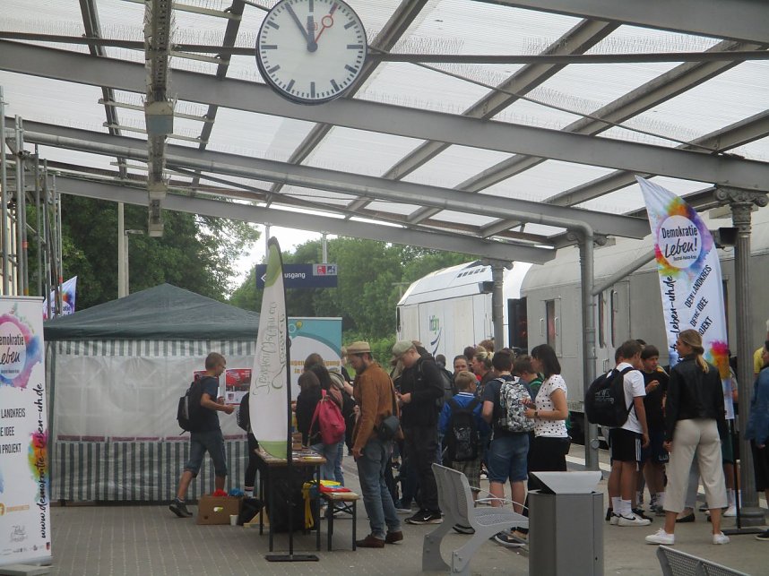 Der "Revolution Train" kann in M&uuml;hlhausen besucht werden