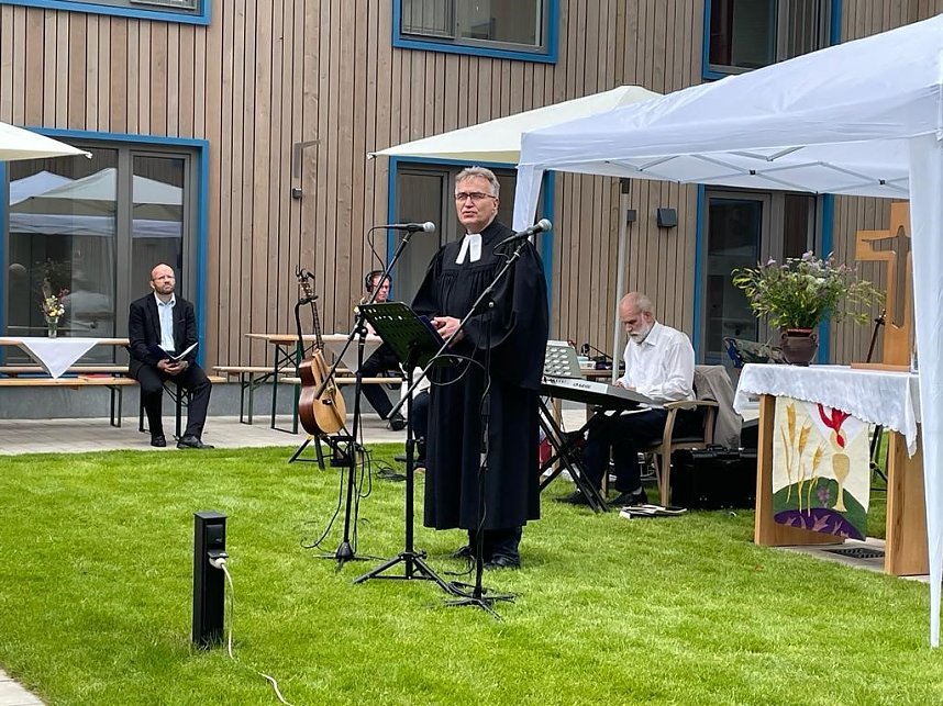 Einweihungsfeier des neuen Wohngemeinschaftshausesder Novalis Diakonie