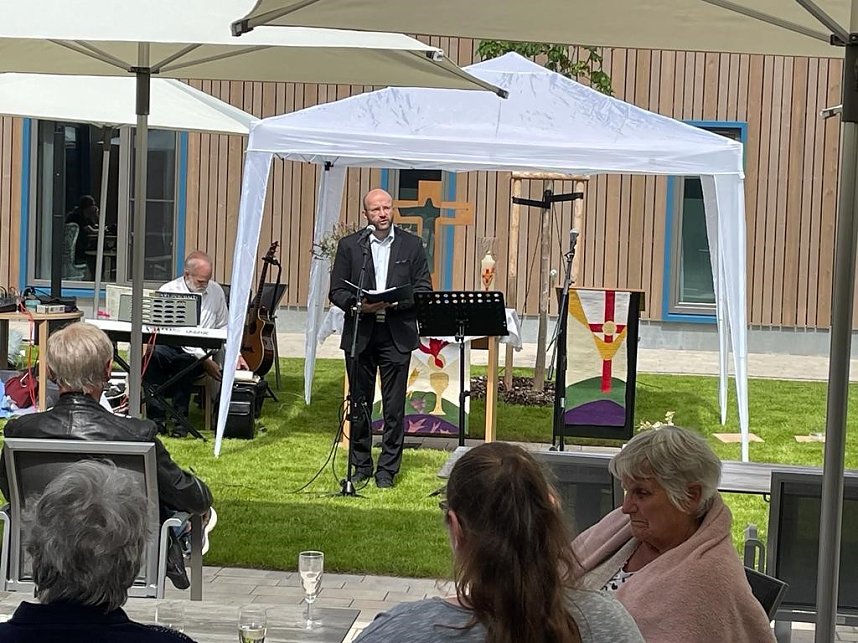 Einweihungsfeier des neuen Wohngemeinschaftshausesder Novalis Diakonie