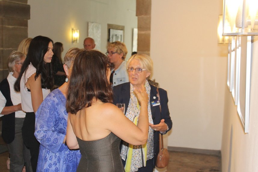 Vernissage imRathaus mit Erken von ann Vrielinck