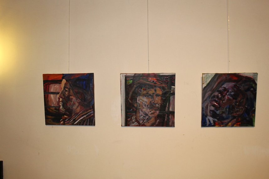 Vernissage imRathaus mit Erken von ann Vrielinck