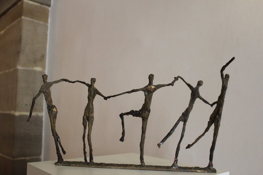 Vernissage imRathaus mit Erken von ann Vrielinck