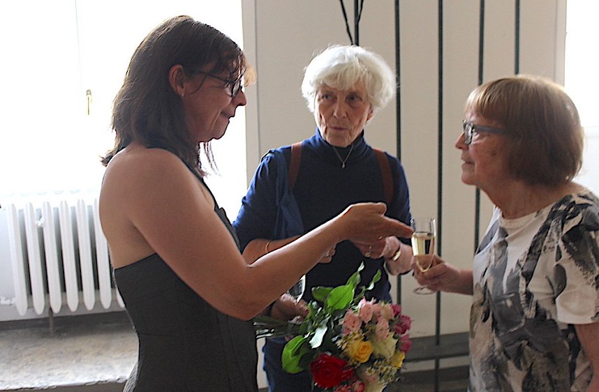 Vernissage imRathaus mit Erken von ann Vrielinck