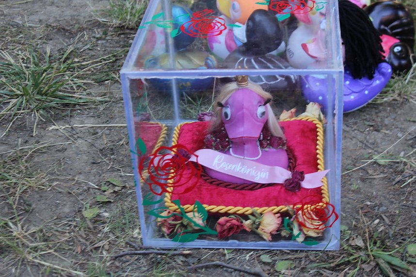 Am Start und an der Strecke des Entenrennens 2022