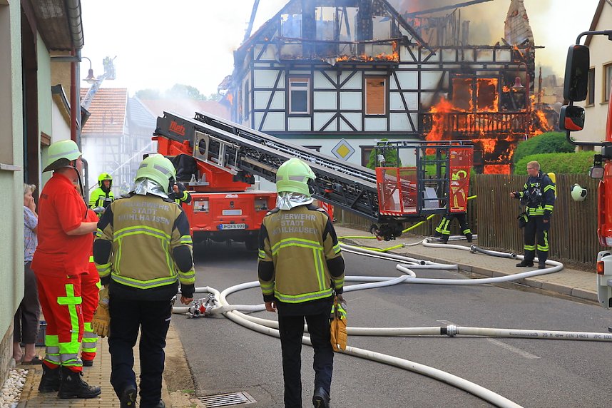 Gro&szlig;brand in Bothenheilingen