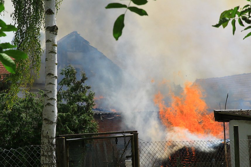 Gro&szlig;brand in Bothenheilingen