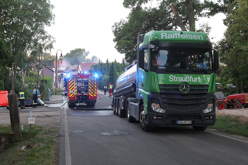 Der Tag nach dem Gro&szlig;brand in Bothenheilingen