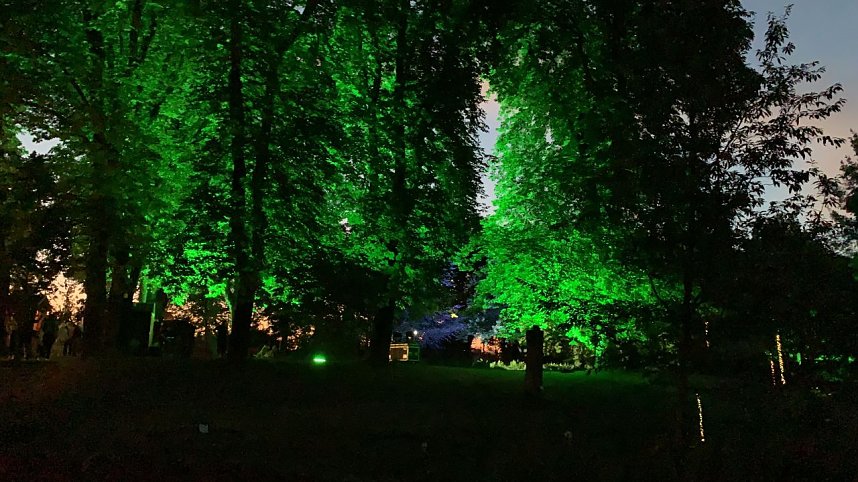 Extralange Sommerlaune gestern Abend in Bad Langensalza