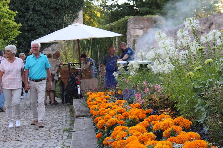 Extralange Sommerlaune gestern Abend in Bad Langensalza