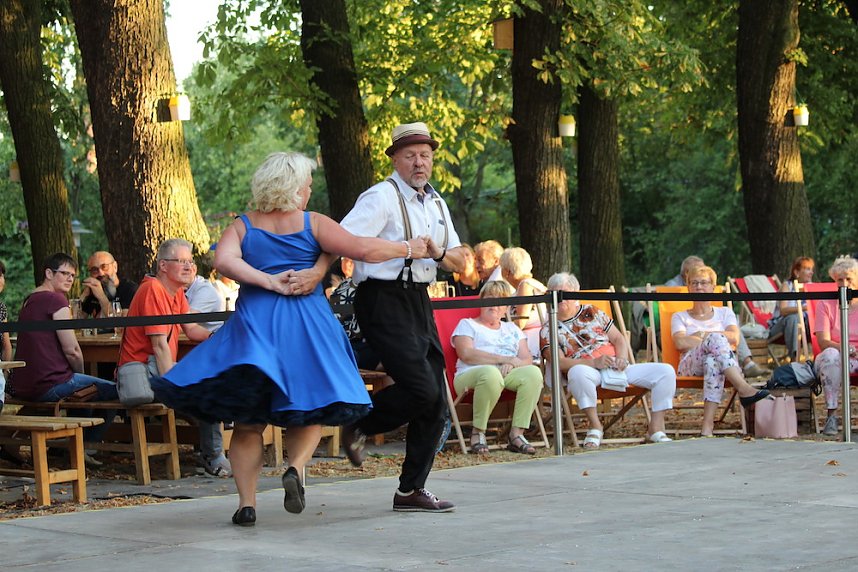 Extralange Sommerlaune gestern Abend in Bad Langensalza