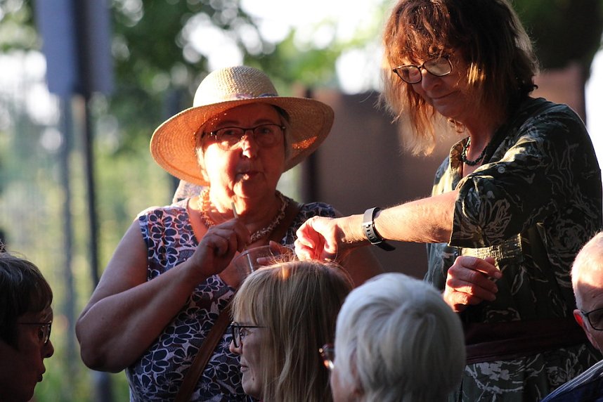 Extralange Sommerlaune gestern Abend in Bad Langensalza