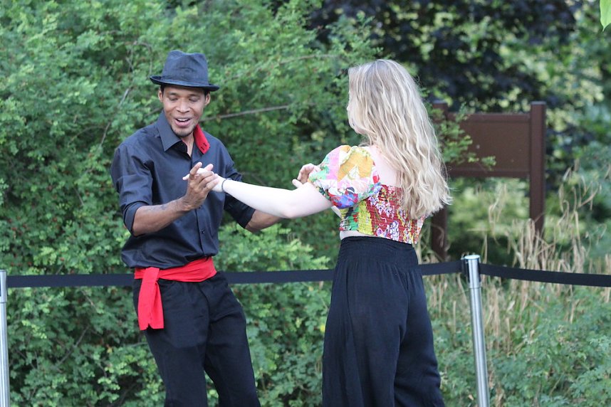 Extralange Sommerlaune gestern Abend in Bad Langensalza