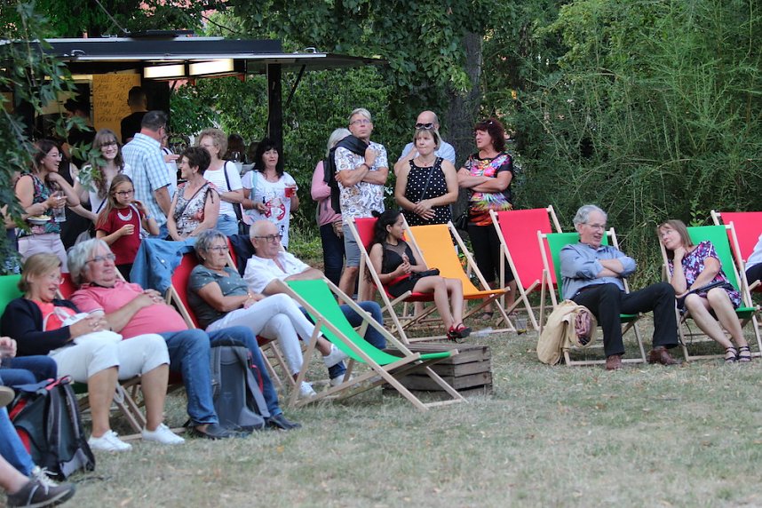 Extralange Sommerlaune gestern Abend in Bad Langensalza