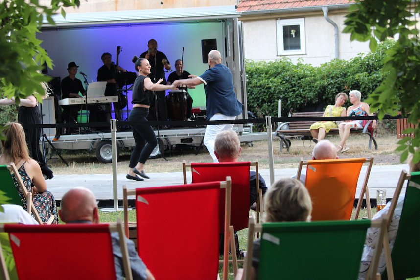 Extralange Sommerlaune gestern Abend in Bad Langensalza