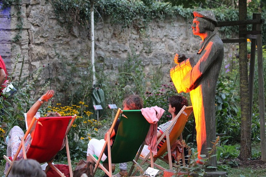 Extralange Sommerlaune gestern Abend in Bad Langensalza