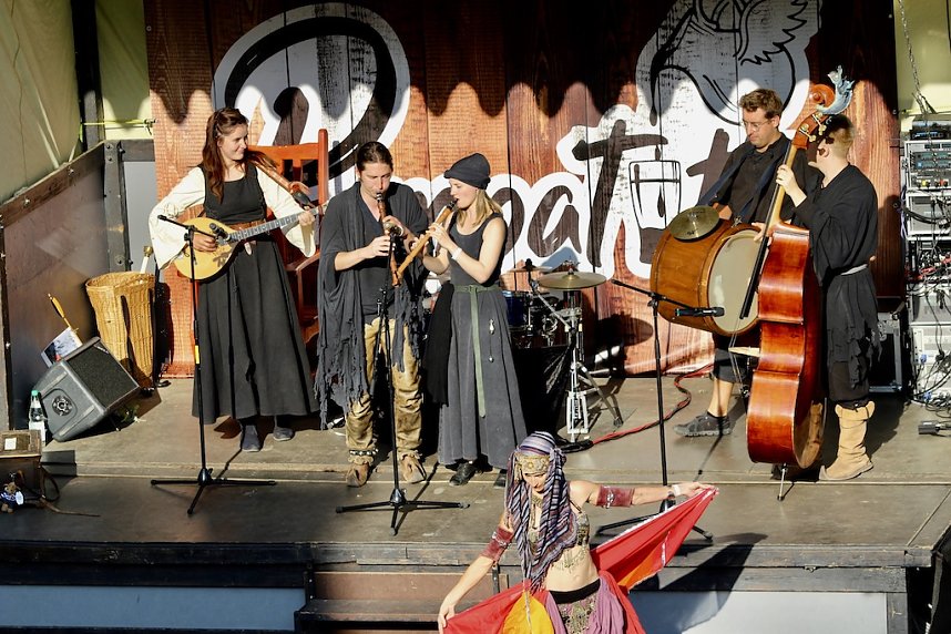 Mit einem phantastischen Spektakel und die Verabschiedung aller Akteure, endete das 28. Mittelalterfest von Bad Langensalza