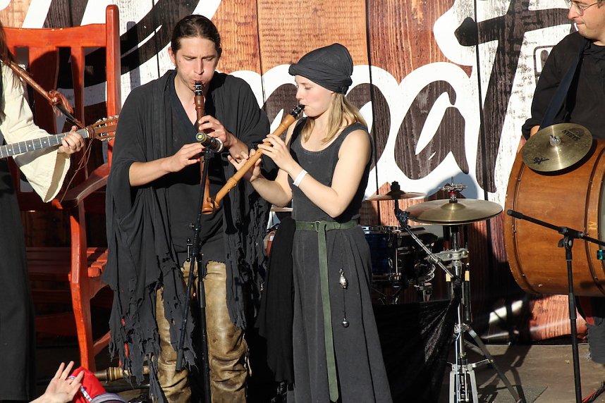 Mit einem phantastischen Spektakel und die Verabschiedung aller Akteure, endete das 28. Mittelalterfest von Bad Langensalza