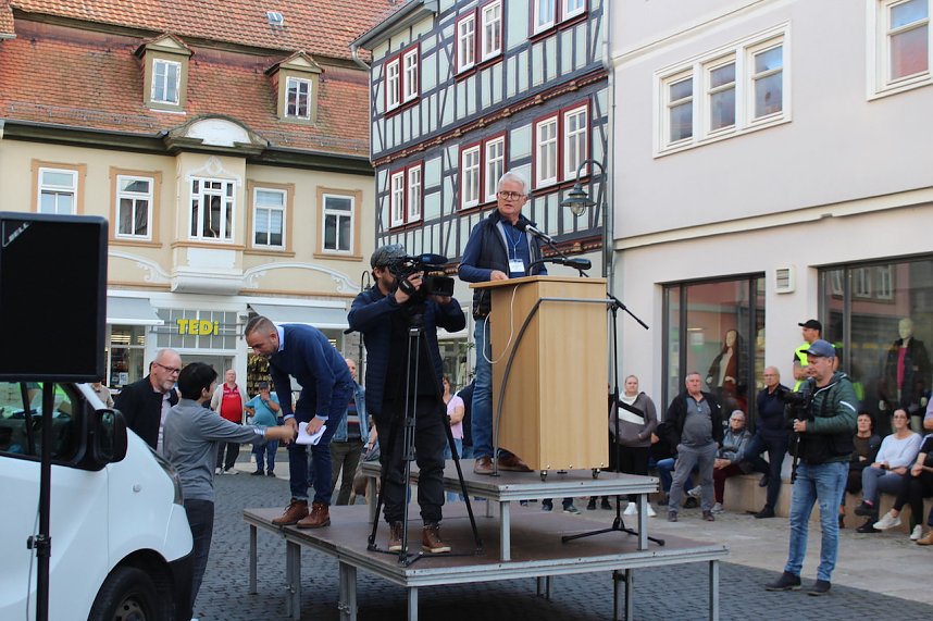 Protestkundgebung Oktober in Bad Langensalza